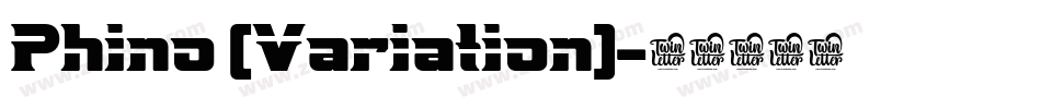 Phino (Variation)字体转换
